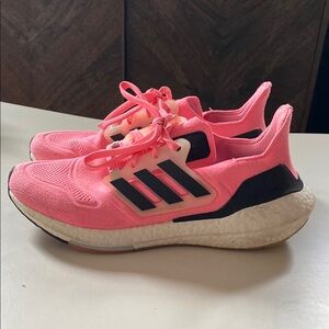 Adidas Ultraboost Pink and Black Sneakers